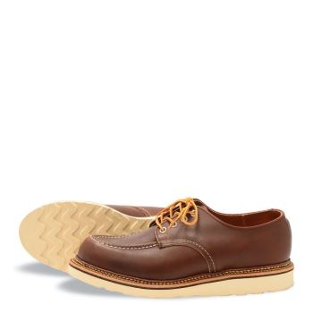 Red Wing Classic Oxford Mahogany Oro-iginal Leather Mens Oxford Shoes Dark Brown - Style 8109